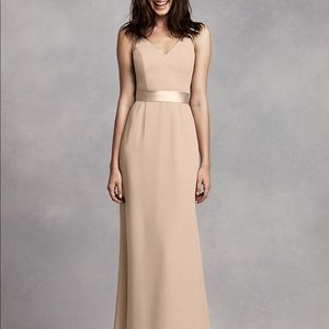 White by Vera Wang- Champagne with open back